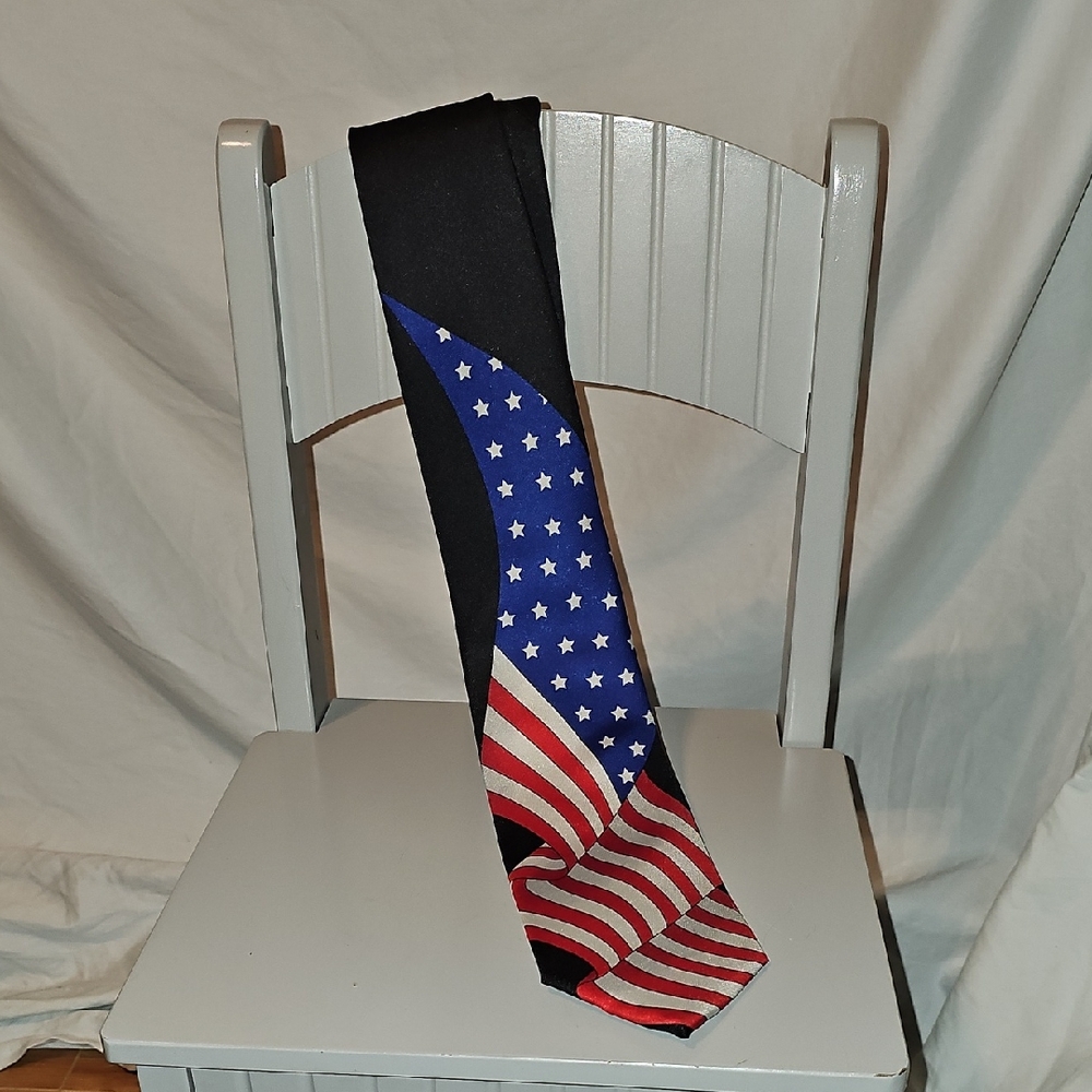Wild Ties American Flag Tie